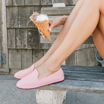 Women's Venetian Flat | Woven Color | Sorbet Pink - Women's All Weather Flats - Sorbet Pink - Soludos -