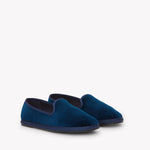 Women's Venetian Flat | Velvet | Royal Navy - Women's Espadrilles - Royal Navy - Soludos - 