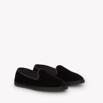Women's Venetian Flat | Velvet | Midnight Black - Women's Espadrilles - Midnight Black - Soludos - 