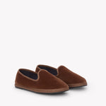 Women's Venetian Flat | Velvet | Mustard Brown - Women's Espadrilles - Mustard Brown - Soludos - 