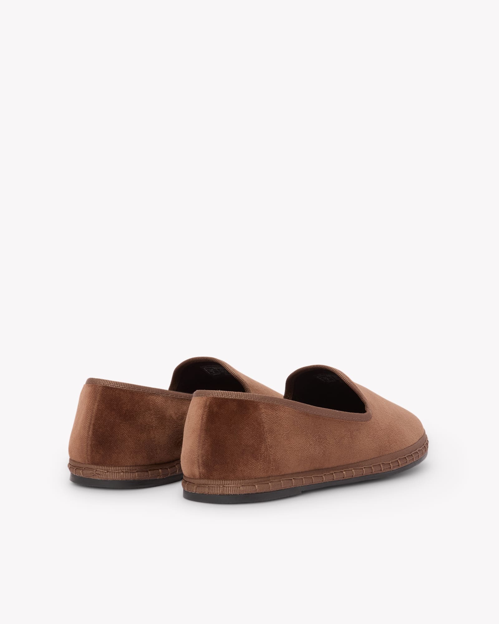 Women's Venetian Flat | Velvet | Mustard Brown - Women's Espadrilles - Mustard Brown - Soludos - 