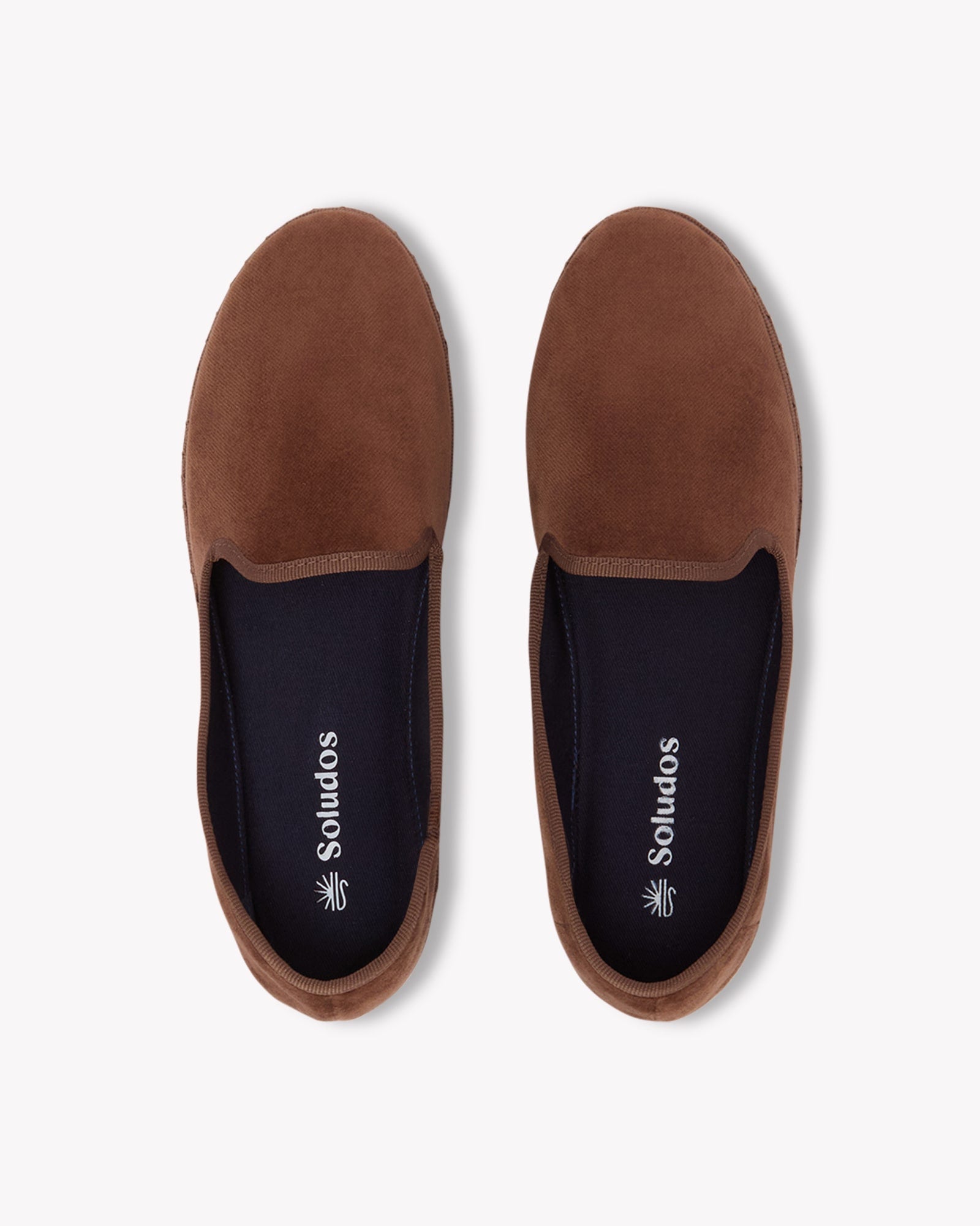 Women's Venetian Flat | Velvet | Mustard Brown - Women's Espadrilles - Mustard Brown - Soludos - 