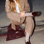 Women's Venetian Flat | Velvet | Mustard Brown - Women's Espadrilles - Mustard Brown - Soludos - 