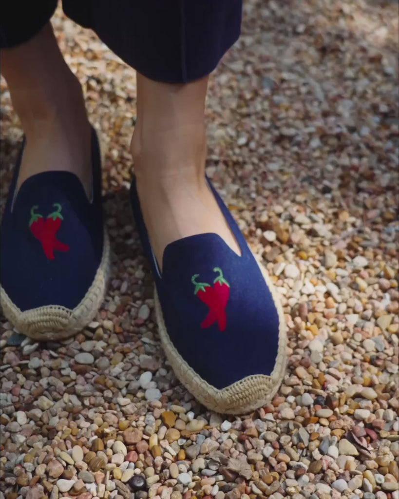 Womens_Espadrilles_The Smoking_Embroidery_Armada Blue - Chilli - Women's Espadrilles - Armada Blue - Chilli - Soludos 