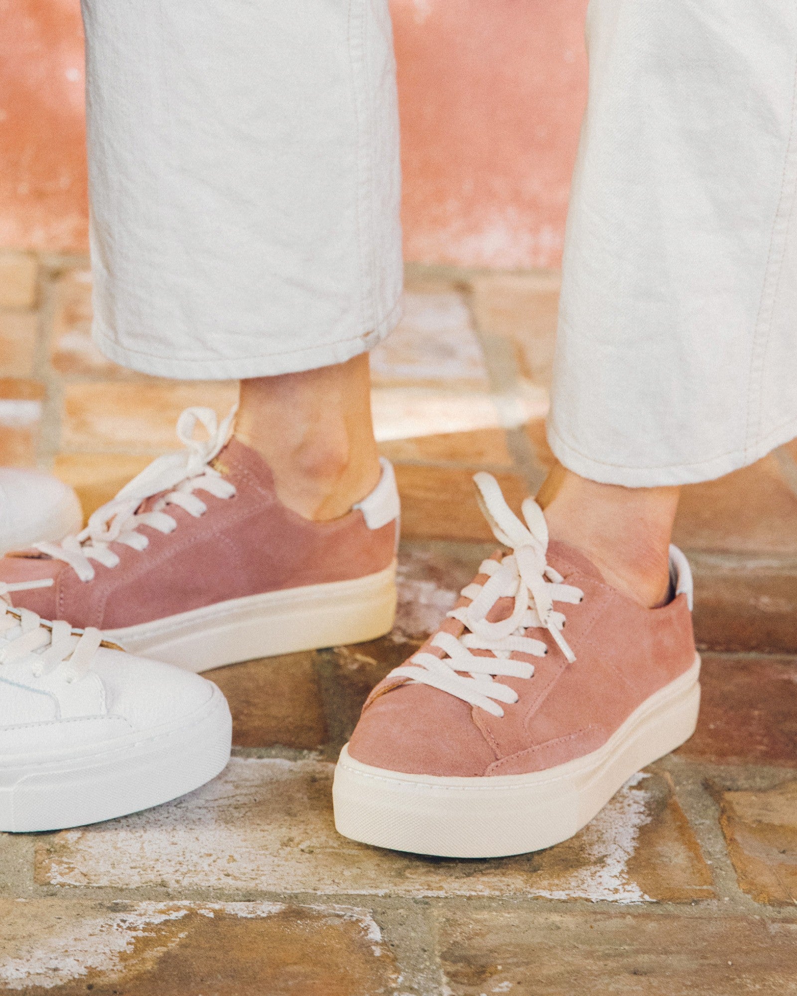 The Ibiza Platform - Suede - Dusty Rose - Women's