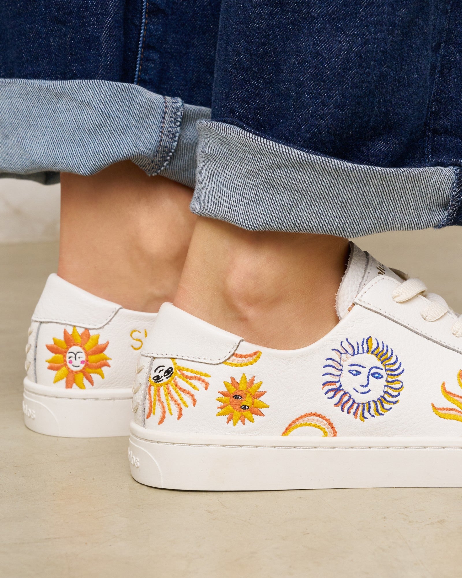 The Original Ibiza - Embroidery / Shine On - White - Women's