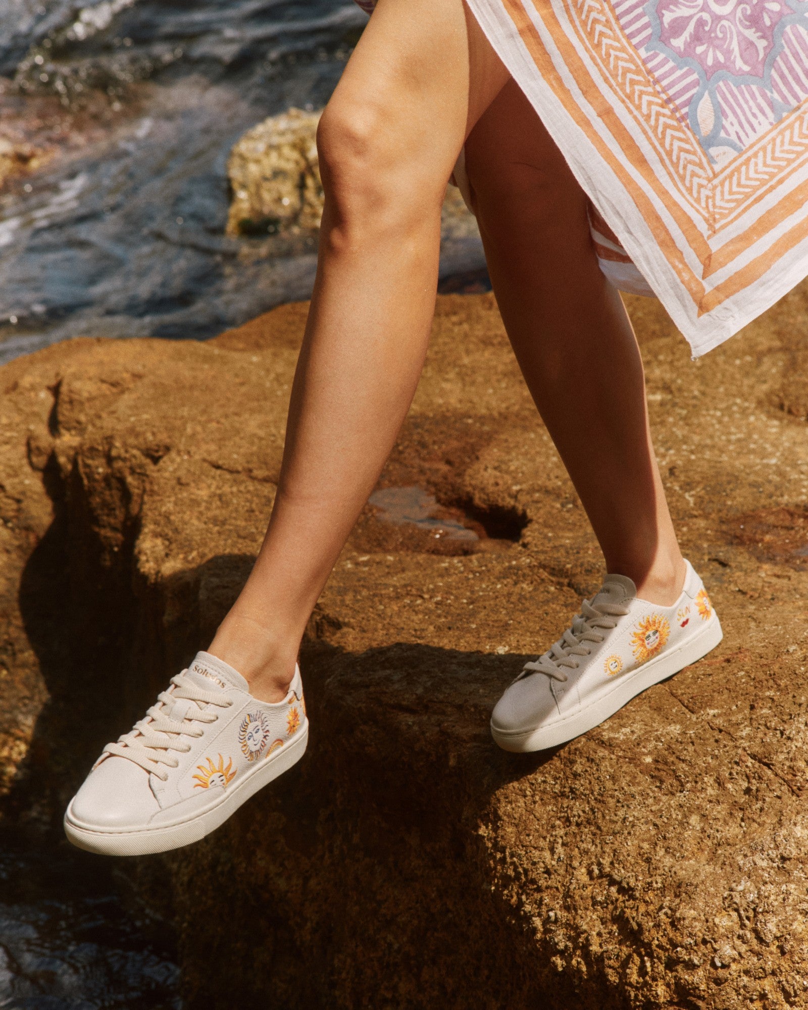 The Original Ibiza - Embroidery / Shine On - White - Women's